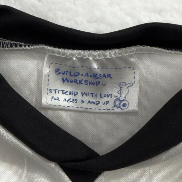 Build-a- Bear Soccer Outfit 2 Pieces Shorts & Jersey #7 B & W Plush Bear Outfit - Picture 10 of 10